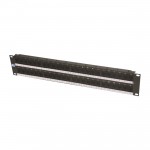 HCS 48 Port RJ-45 UTP CAT6 patch panel 19’’ , 110 IDC, 2u, T568 A/B, Dolu